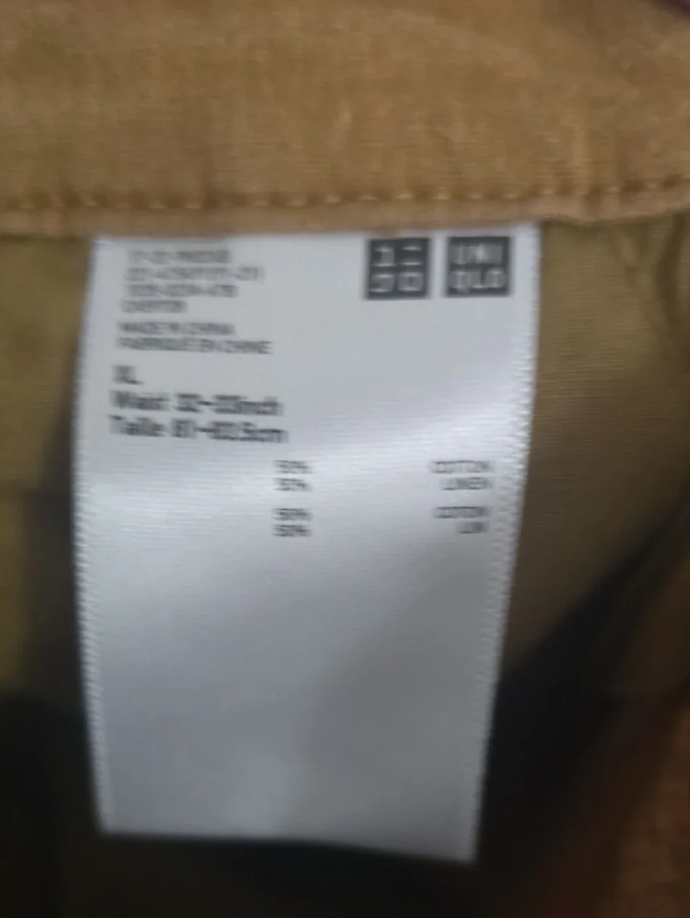 UNIQLO WIDE LEG CROPPES LINEN PANTS - Picture 4 of 4